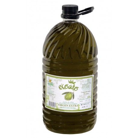 Aceite virgen extra ecológico - ecoato - Botella pet 5 l