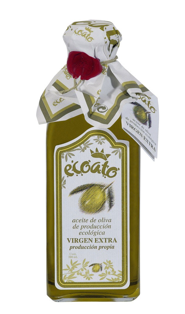 Aceite de Oliva Extra Virgen 500 ml Botella de Vidrio