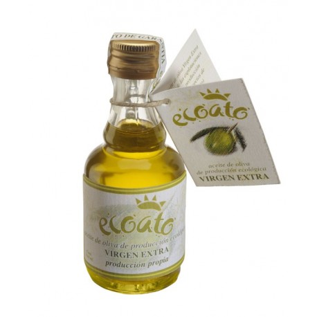 Aceite Ecológico Virgen Extra - ecoato - Botella de vidrio galón 40 ml