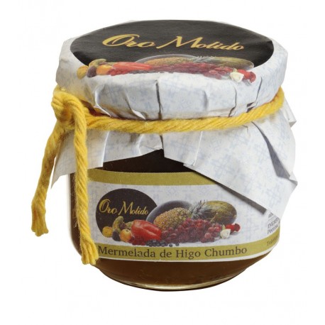 Mermelada de higo chumbo - Oro molido - Tarro vidrio 210 gr