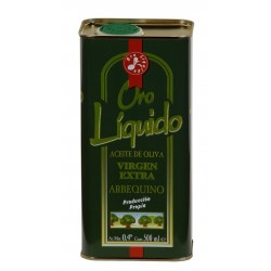 Aceite arbequino virgen extra - Oro liquido - Lata 500 ml
